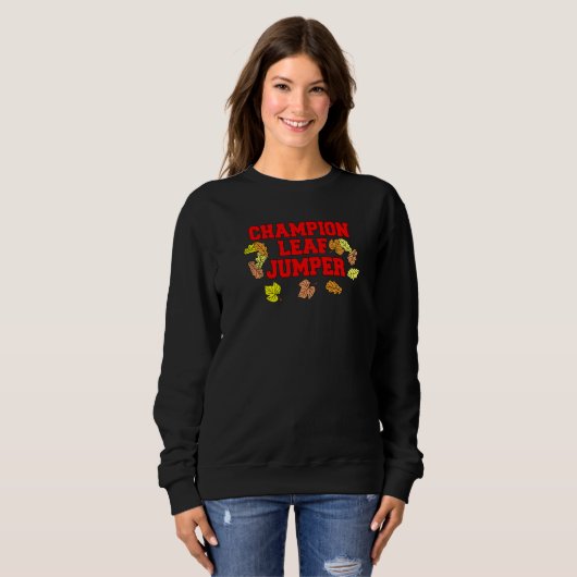Champion Leaf Jumper Verlasse Herbstsaison Sweatshirt (Vorne ganz)