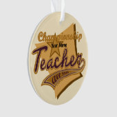 Champion Lehrer Ornament (Vorderseite)