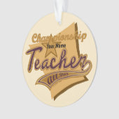 Champion Lehrer Ornament (Vorderseite)