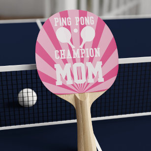 Champion Mama Pink Ping Pong Paddle Tischtennis Schläger