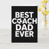 Champion Mentor Bester Trainer Dad Ever Fußballtra Karte (Gelbe Blume)