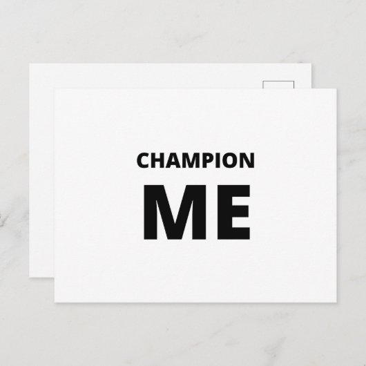 CHAMPION MICH POSTKARTE (Vorne/Hinten)