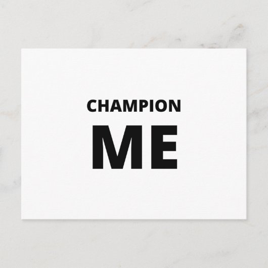 CHAMPION MICH POSTKARTE (Vorderseite)