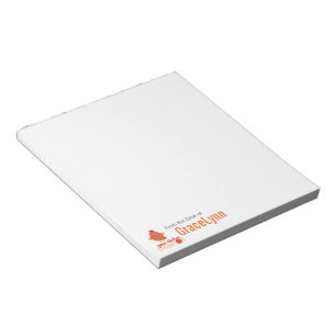 Champion Notepad, Red & Orange Yarn Notizblock
