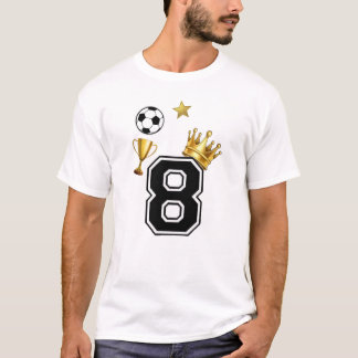 Champion Nummer 8 Fußball-Krone Herren-Basi T-Shirt