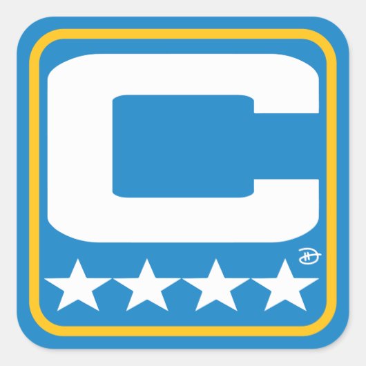 Champion Patch - LAC Pulver Blue Sticker (Vorderseite)