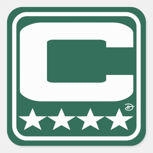 Champion Patch - NYJ Green Sticker (Vorderseite)