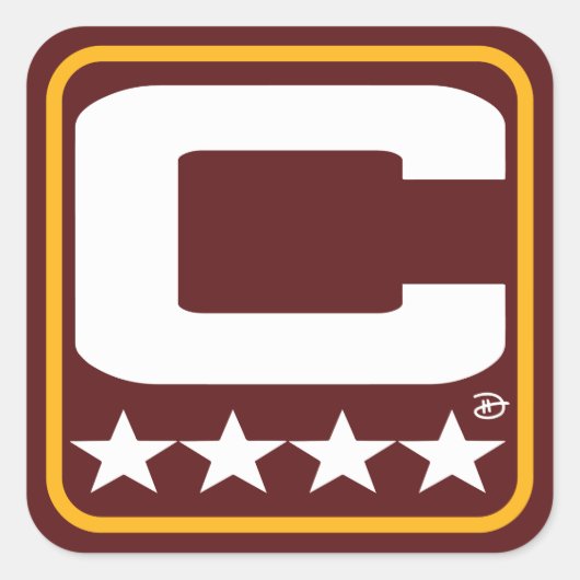 Champion Patch - WAS Burgundy Sticker (Vorderseite)