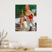 Champion Pin Up Poster (Küche)
