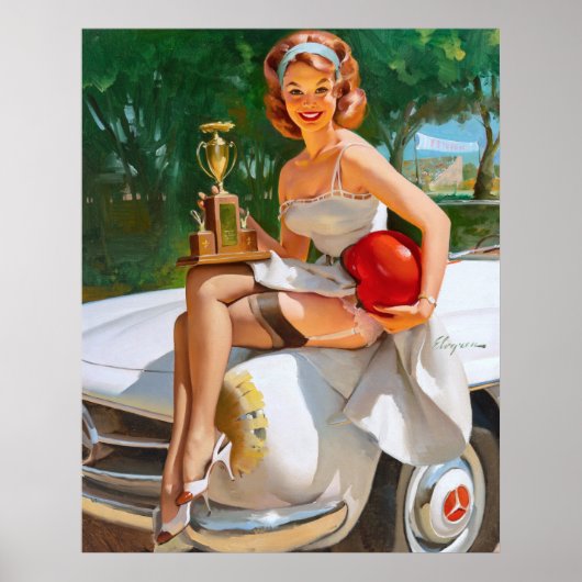 Champion Pin Up Poster (Vorne)