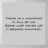 Champion Poster (Vorne)