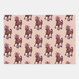 Champion Racehorse besiegt Triple Crown Gewinner Geschenkpapier Set