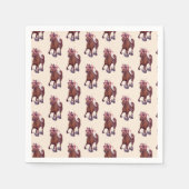 Champion Racehorse Thoroughbred gewinnt Serviette (Vorderseite)