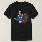 Champion Racehorse Winx Jockey Hugh Bowman T-Shirt (Design vorne)
