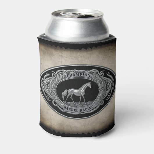 Champion Rodeo Barrel Racing Country Western Belt Dosenkühler (Kanne Rückseite)