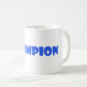 Champion-Tasse Kaffeetasse (VorderseiteRechts)