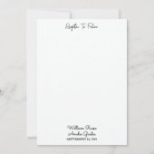 Champion Team Ball Field Pitch Baseball Hochzeit Einladung (Rückseite)