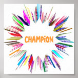 CHAMPION: Text bearbeiten für sich Poster<br><div class="desc"></div>