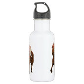 Champion Thoroughbred gewinnt Big Race Edelstahlflasche (Rückseite)