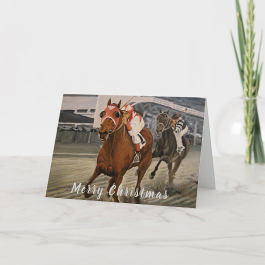 Champion Thoroughbred gewinnt Big Race Karte (Vorderseite)