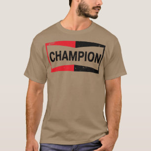 Champion-Zündkerzen Vintage-Garagenschild T-Shirt