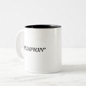 CHAMPION ZWEIFARBIGE TASSE (Vorderseite Links)
