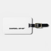 CHAMPIONEN DES ANGESAGT-HOP-Gepäckanhängers Gepäckanhänger (Vorderseite horizontal)