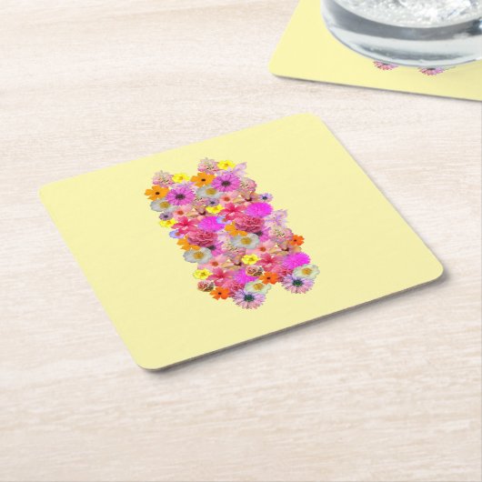 Champion's Bouquet  Rechteckiger Pappuntersetzer (angewinkelt)