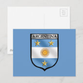 Champions des Argentinischen Fußballverbands Schil Postkarte (Vorne/Hinten)