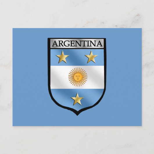 Champions des Argentinischen Fußballverbands Schil Postkarte (Vorderseite)