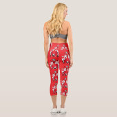 Champions des Ballroom-Tanzes Capri Leggings (Rückseite)