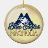 Champions-Feld-Verzierung der Magnolien-2010 Keramikornament (Hinten)