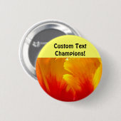 Champions! Knöpfe Farbige Team-Taste Gelb Rot Button (Vorne & Hinten)