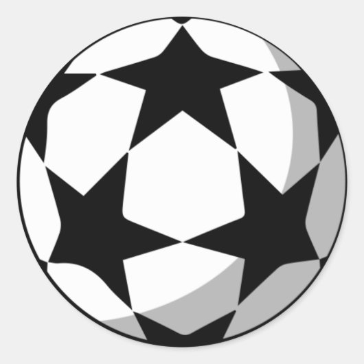 Champions League Ball Stickers (Vorderseite)