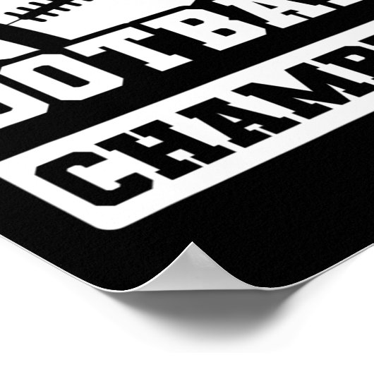 Champions-League-Sieger 2022 Fantasy Football Cham Poster (Ecke)