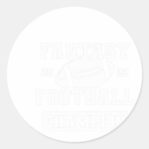 Champions-League-Sieger 2022 Fantasy Football Cham Runder Aufkleber