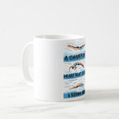 Champions Swimmer - Baden Anzug Kaffeetasse (Vorderseite Links)