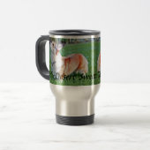 Champions-Tasse mit Text Reisebecher (Vorderseite Links)