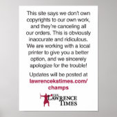 Champions tatsächlich poster (Vorne)