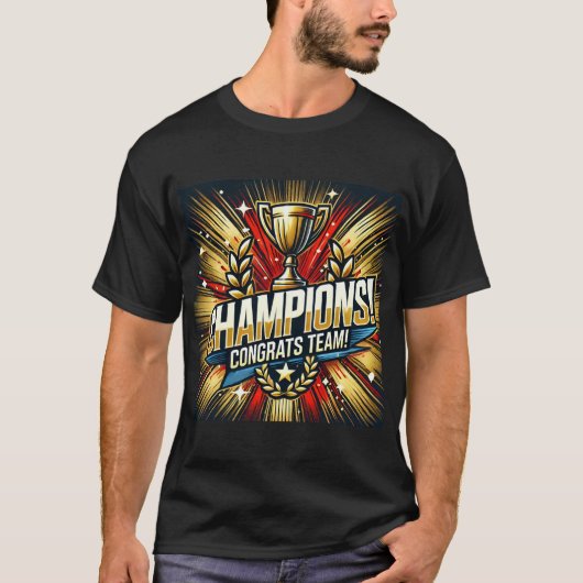 Champions Team Sdurt | Siegesfeier T-Shirt (Vorderseite)