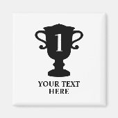Champion's Trophäenpreis Custom Kühlschrankmagnet (Vorne)