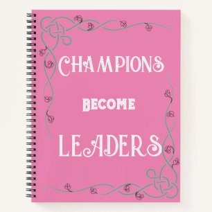 Champions werden Führer Notizbuch