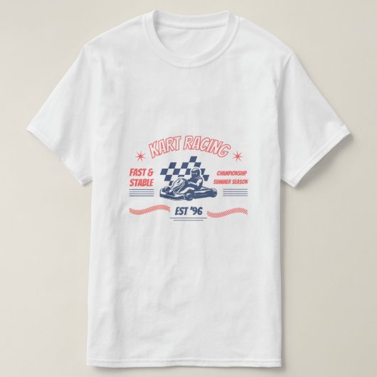 Championship Kart Racing - Sommersitzung T-Shirt (Design vorne)
