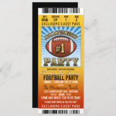 Championship Sunday Football Party Einladung (Vorne/Hinten)