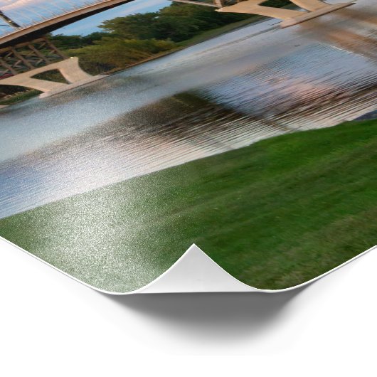 Champlain Bridge Fotodruck (Ecke)