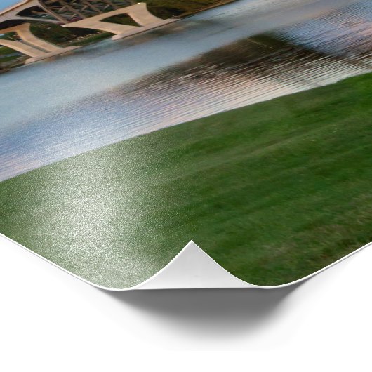 Champlain Bridge Fotodruck (Ecke)