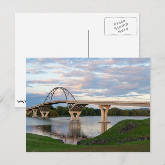 Champlain Bridge Postkarte (Vorne/Hinten)