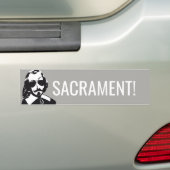 Champlain Hipster Québec sakrament - IHR TEXT Autoaufkleber (Auf Auto)