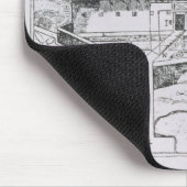 Champlains Ansicht von Quebec Mousepad (Ecke)