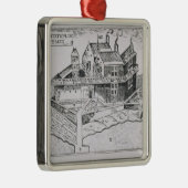 Champlains Ansicht von Quebec Ornament Aus Metall (Rechts)